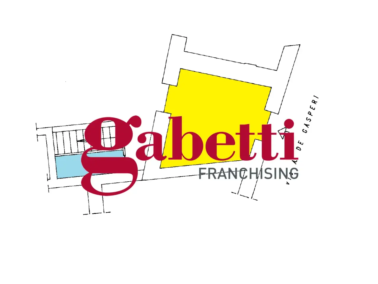 Negozio in Corso De Gasperi 141, San Nicola La Strada, {3} - Planimetria 1