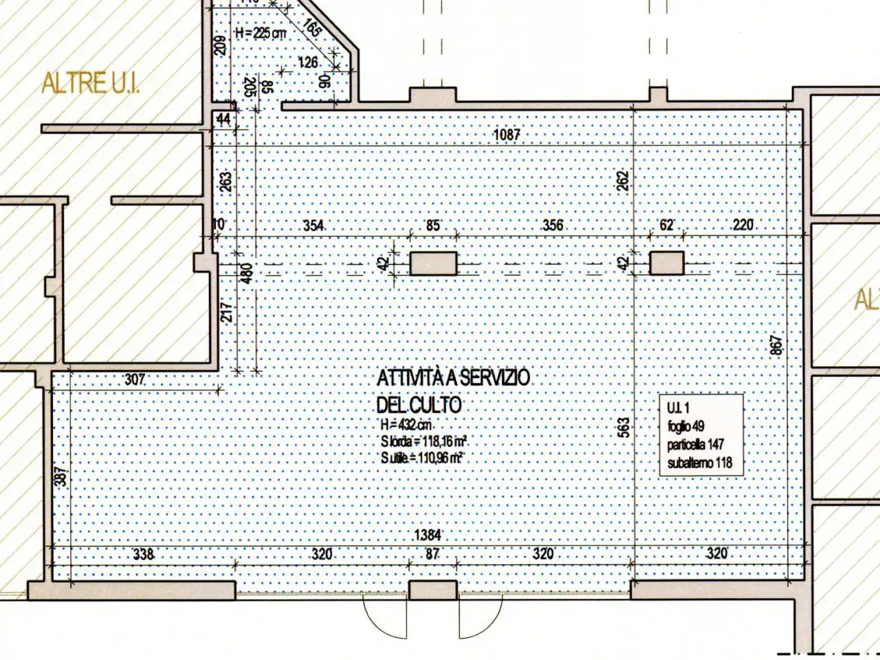 Negozio in Via Baiesi, 112h, Anzola Dell'Emilia, {3} - Planimetria 1