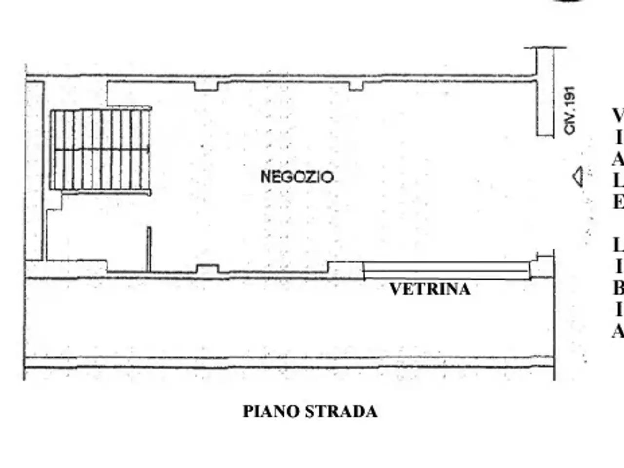 Negozio in Viale Libia 191, Roma, {3} - Planimetria 1