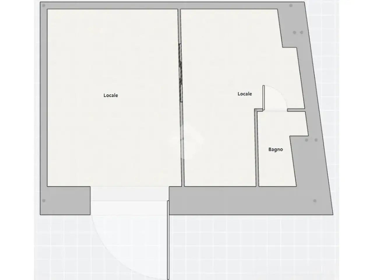 Negozio in Via Marsella 19, Cassino, {3} - Planimetria 1