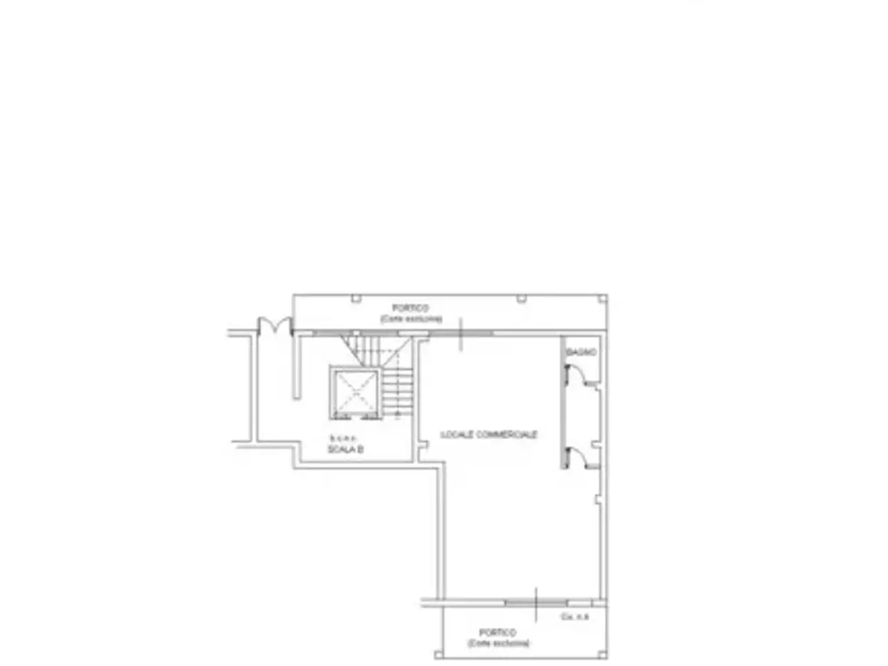 Negozio in Piazza Tonino Marcucci 4, Nettuno, {3} - Planimetria 1