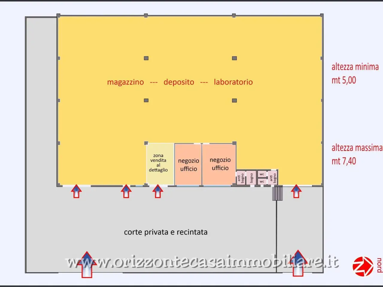 Capannone in , Ascoli Piceno, {3} - Planimetria 1
