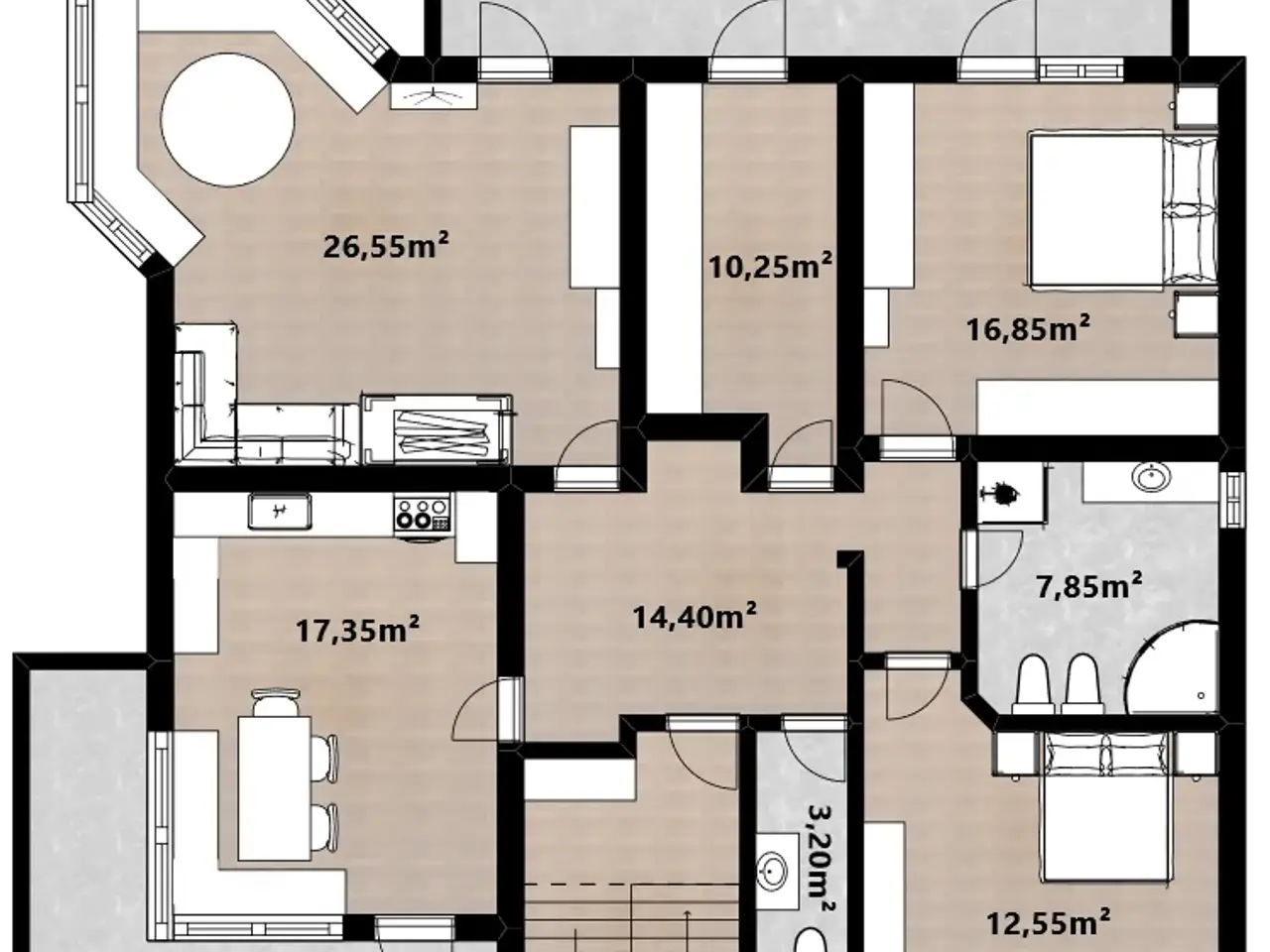 Magazzino in Kreuzweg, San Genesio Atesino, {3} - Planimetria 1