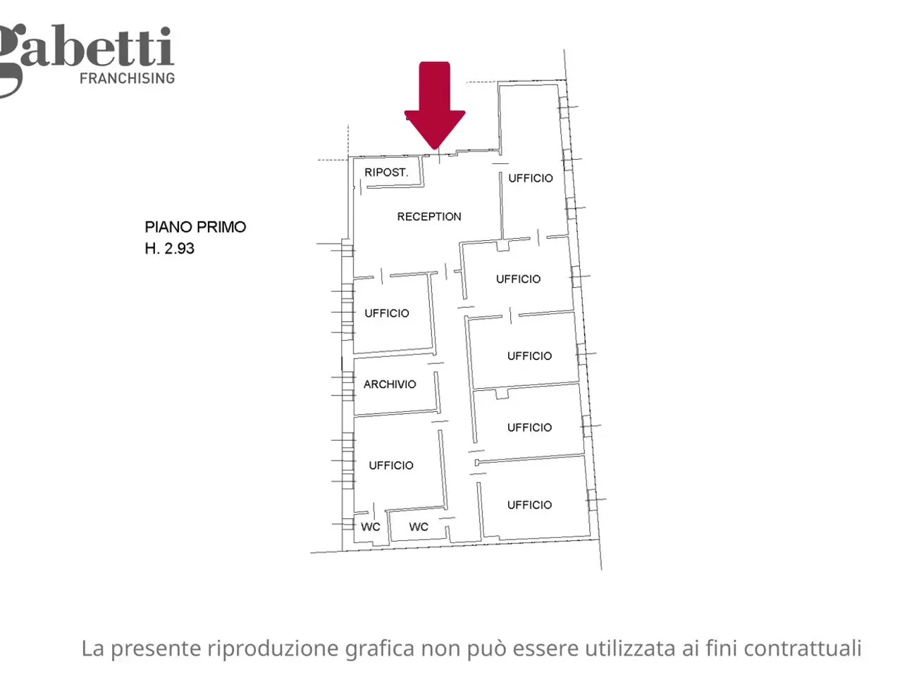 Negozio in Piazza del Popolo 23, San Vito Al Tagliamento, {3} - Planimetria 1