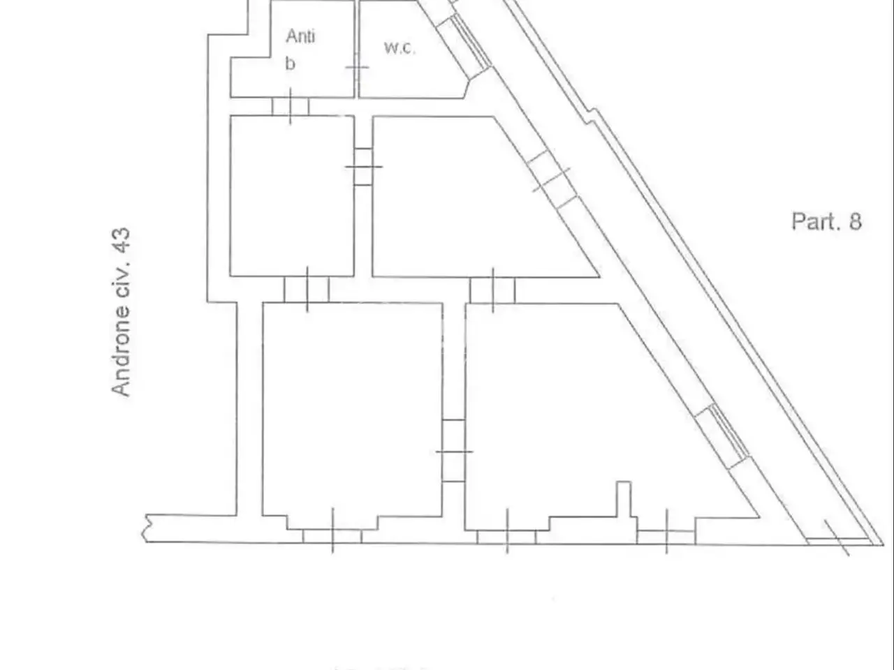 Negozio in Via Principe di Villafranca, Palermo, {3} - Planimetria 1