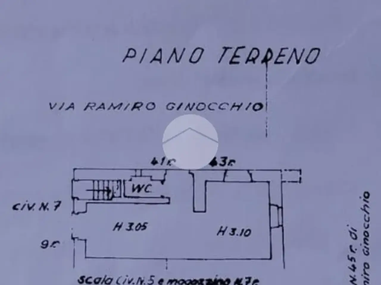 Negozio in Via Ramiro Ginocchio, Genova, {3} - Planimetria 1