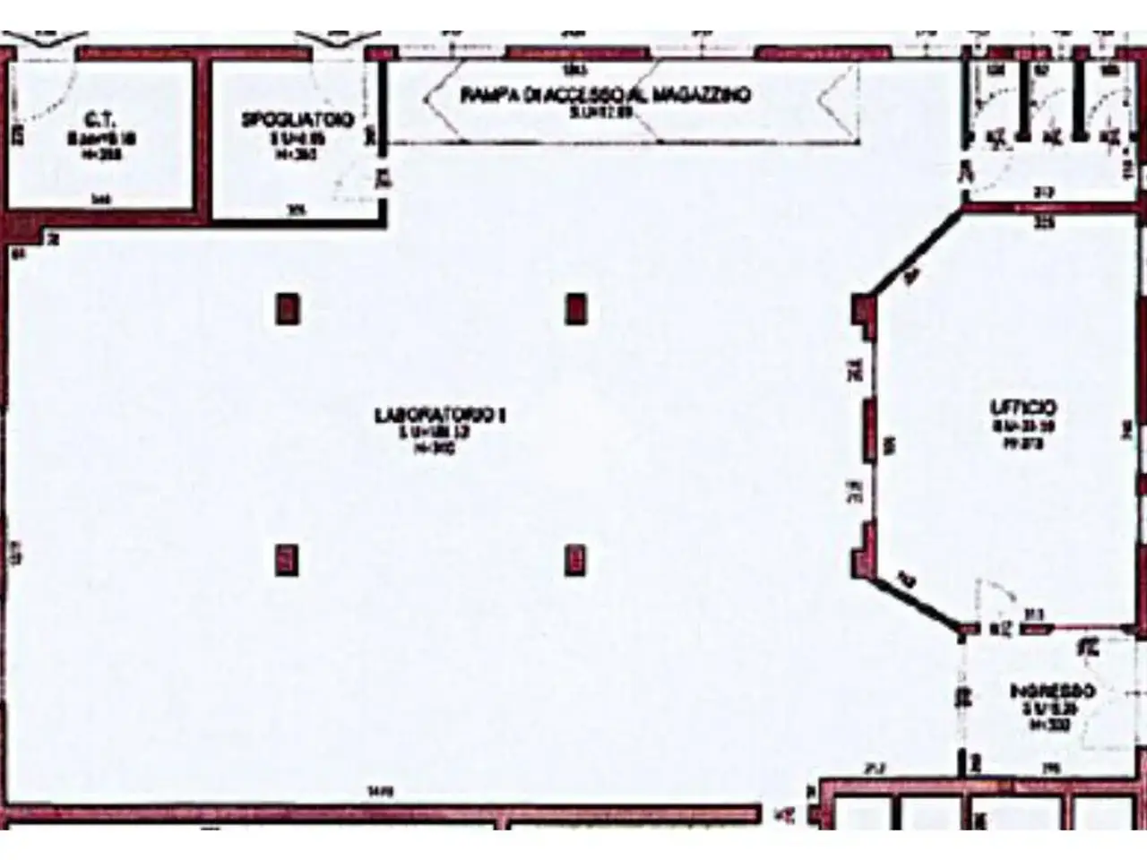 Capannone in Via Marzaglia, Formigine, {3} - Planimetria 1