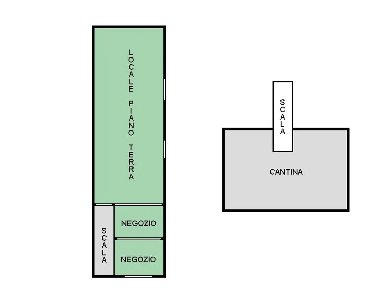 Negozio in Via d'Alfonso 74, San Severo, {3} - Planimetria 1