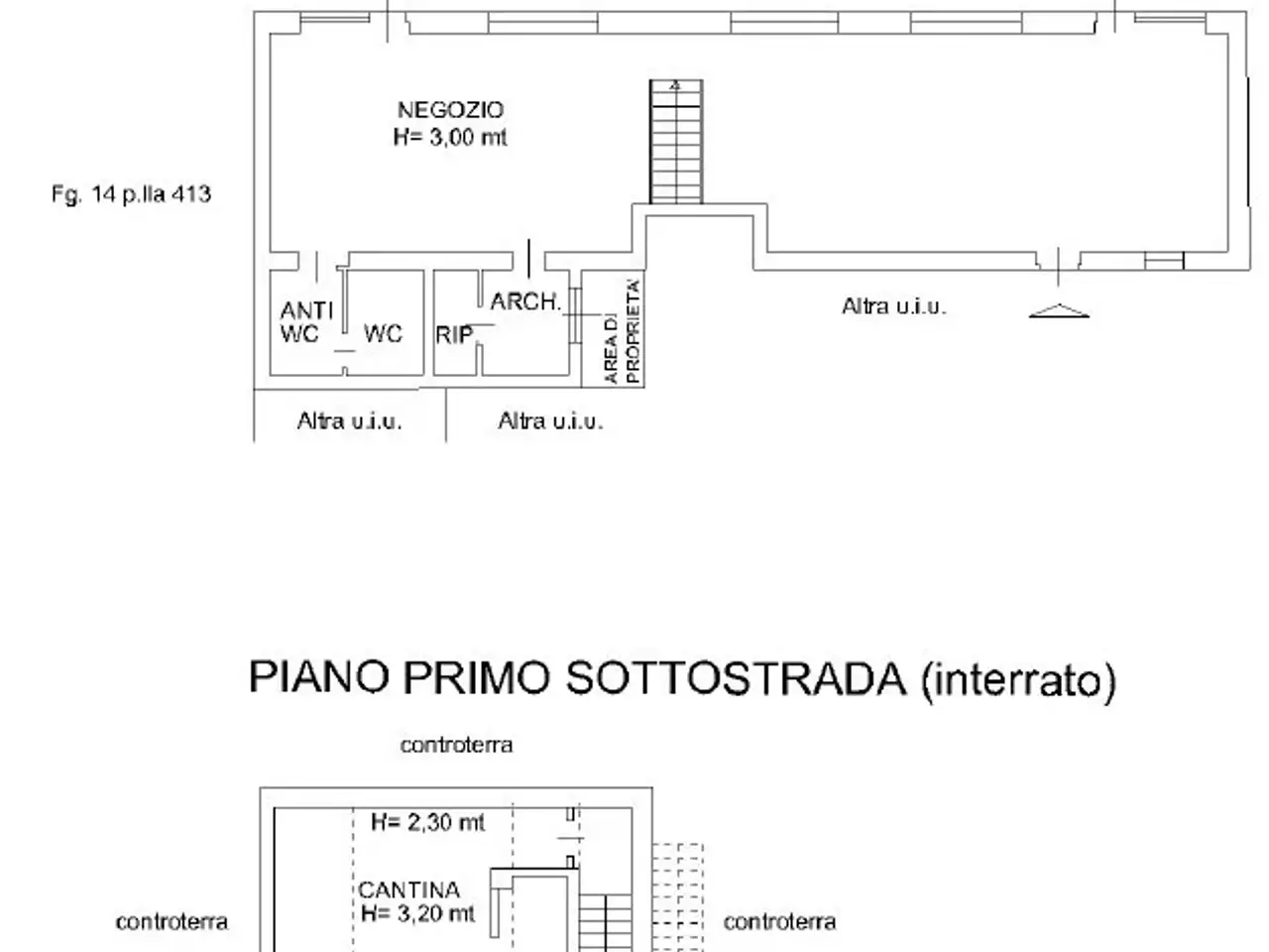 Negozio in Via Dante Alighieri 62, Cinisello Balsamo, {3} - Planimetria 1