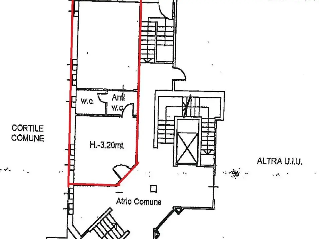 Ufficio in Via della Valle 67, Carate Brianza, {3} - Planimetria 1