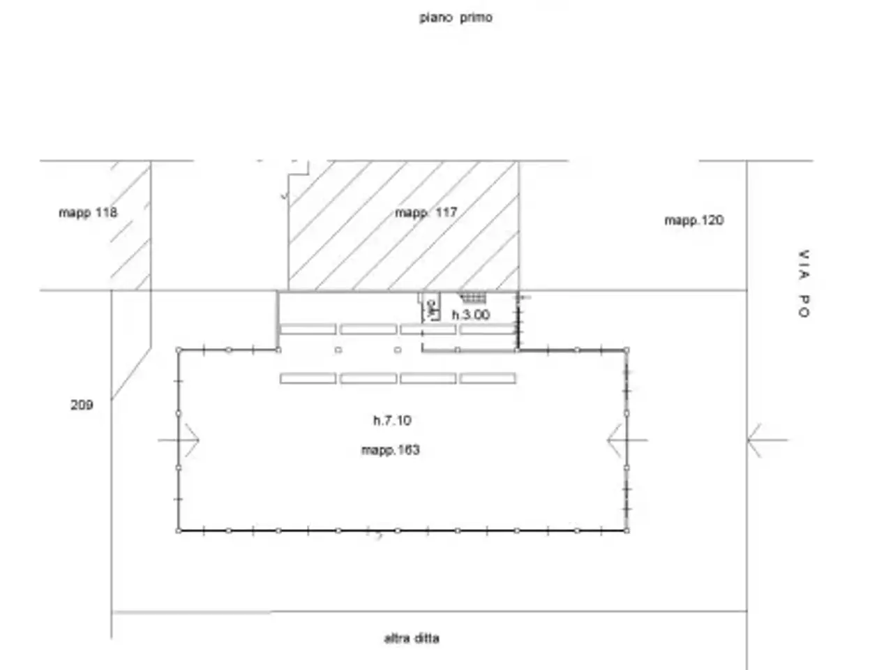 Capannone in Via Po, Cormano, {3} - Planimetria 1