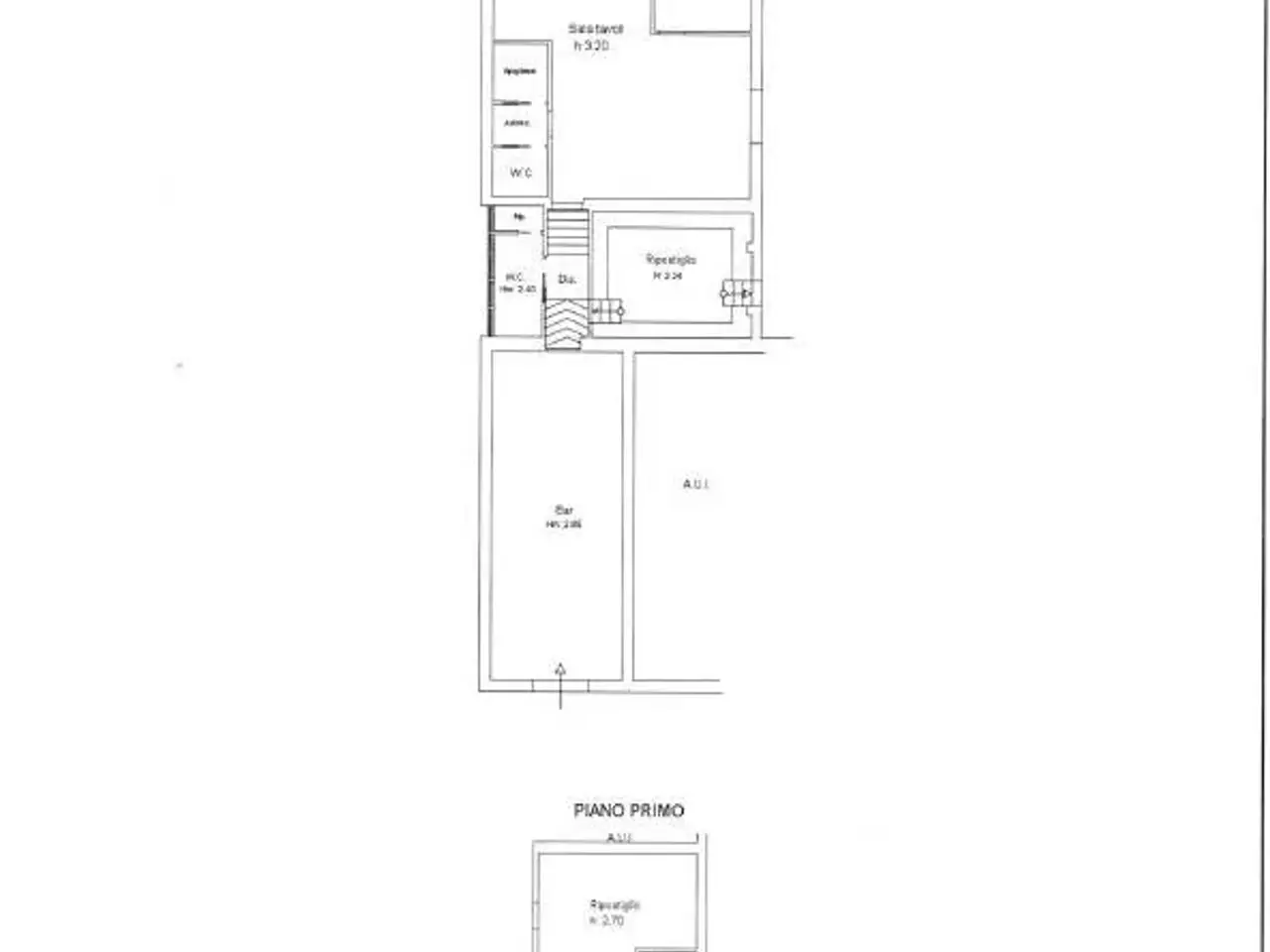 Bar in , Grosseto, {3} - Planimetria 1