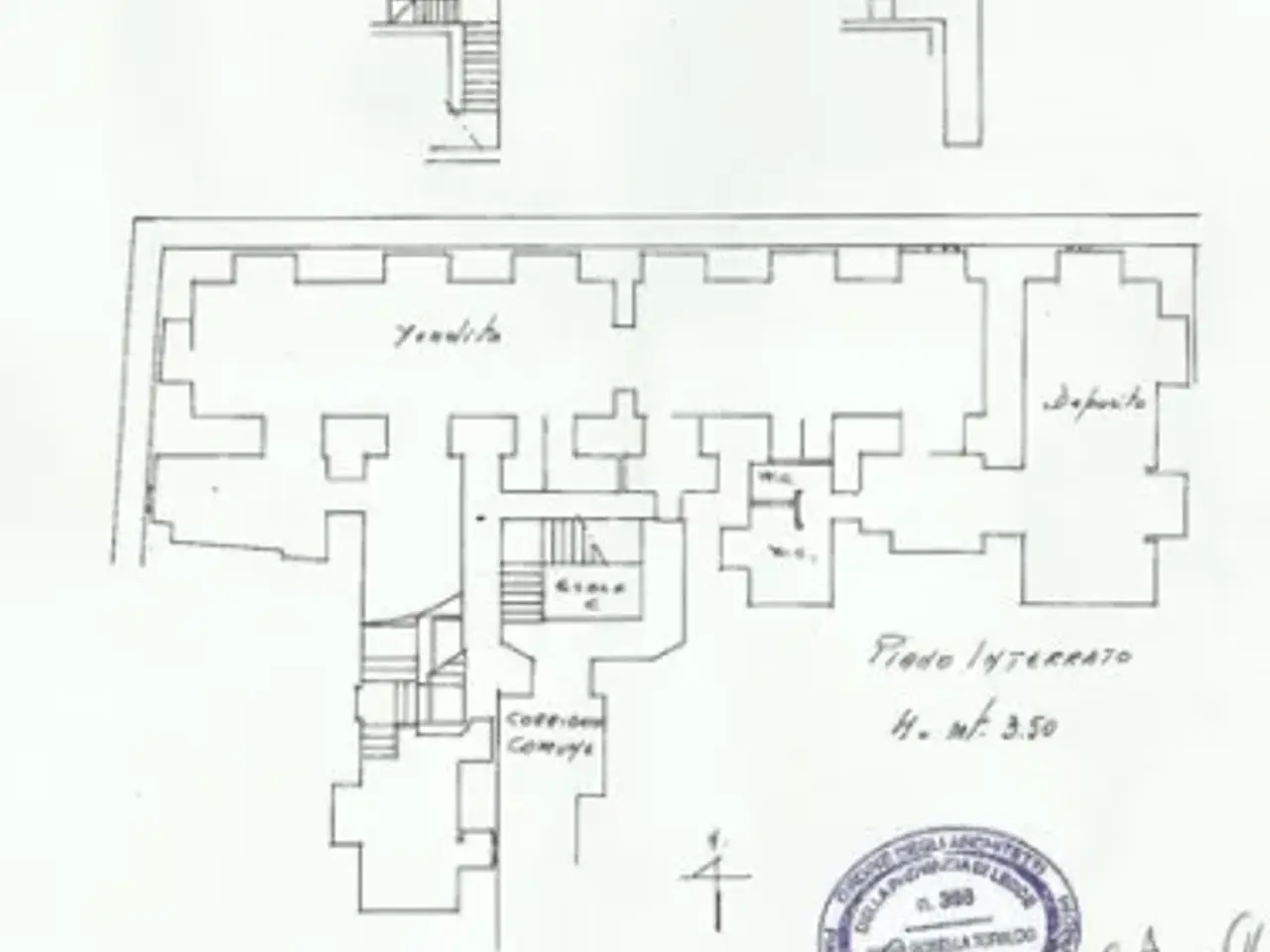 Negozio in Piazza Sant'Oronzo, Lecce, {3} - Planimetria 1