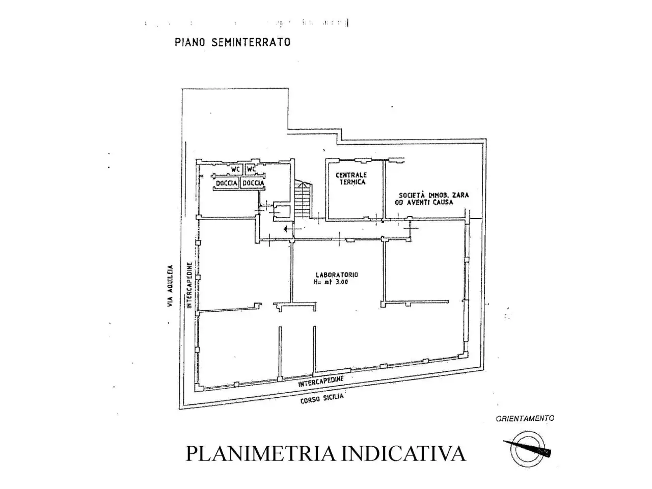 Magazzino in Via Aquileia, Torino, {3} - Planimetria 1
