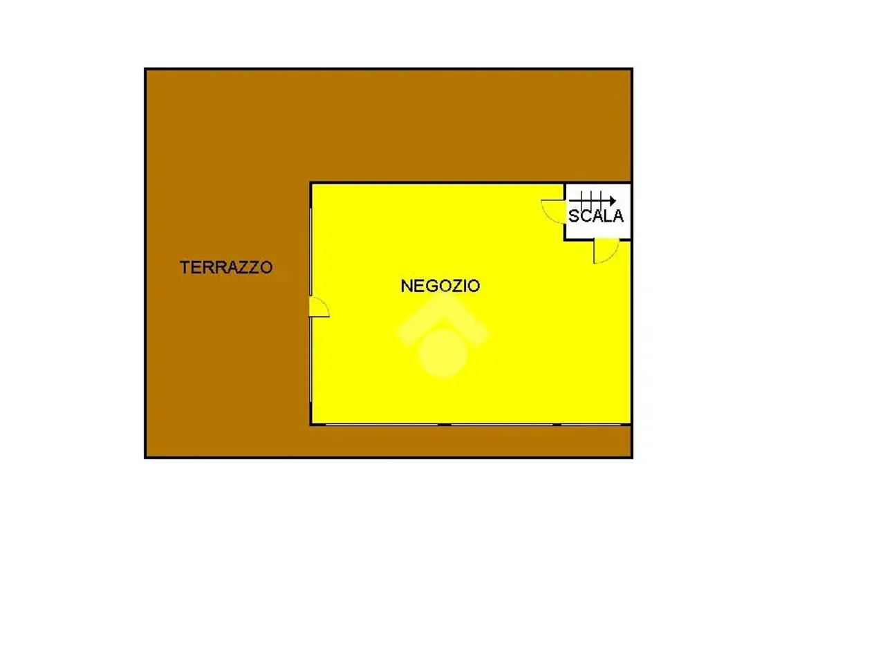 Negozio in Via G. Piumati 92, Bra, {3} - Planimetria 1