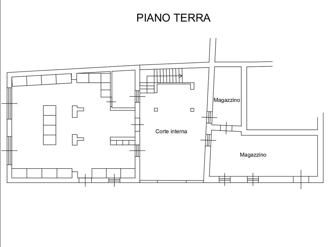 Negozio in Via Ciotti 29, Gradisca D'Isonzo, {3} - Planimetria 1