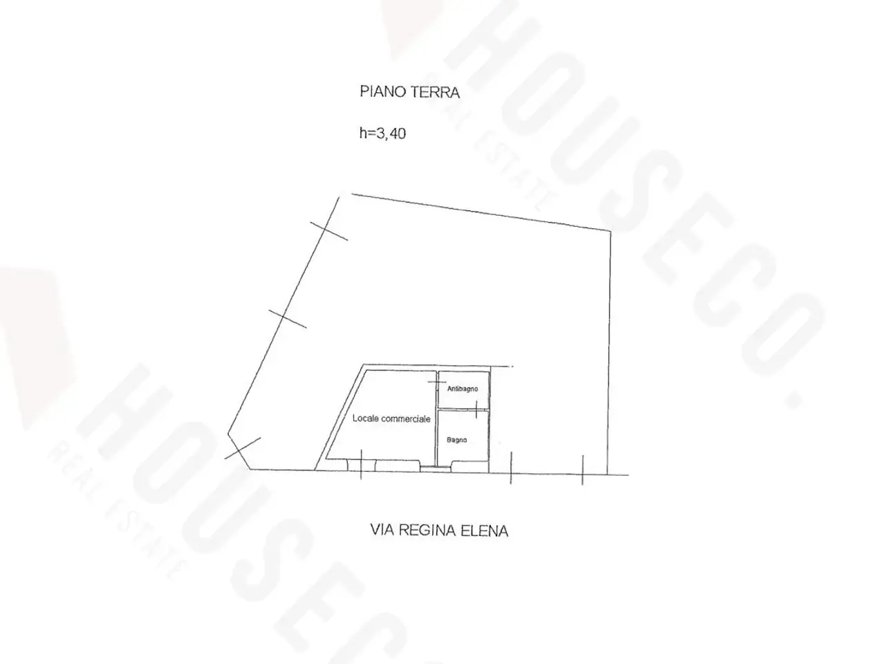 Negozio in Via Regina Elena 46a, Quartu Sant'Elena, {3} - Planimetria 1