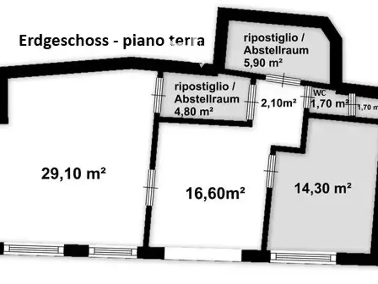 Magazzino in Via Roma, Merano, {3} - Planimetria 1