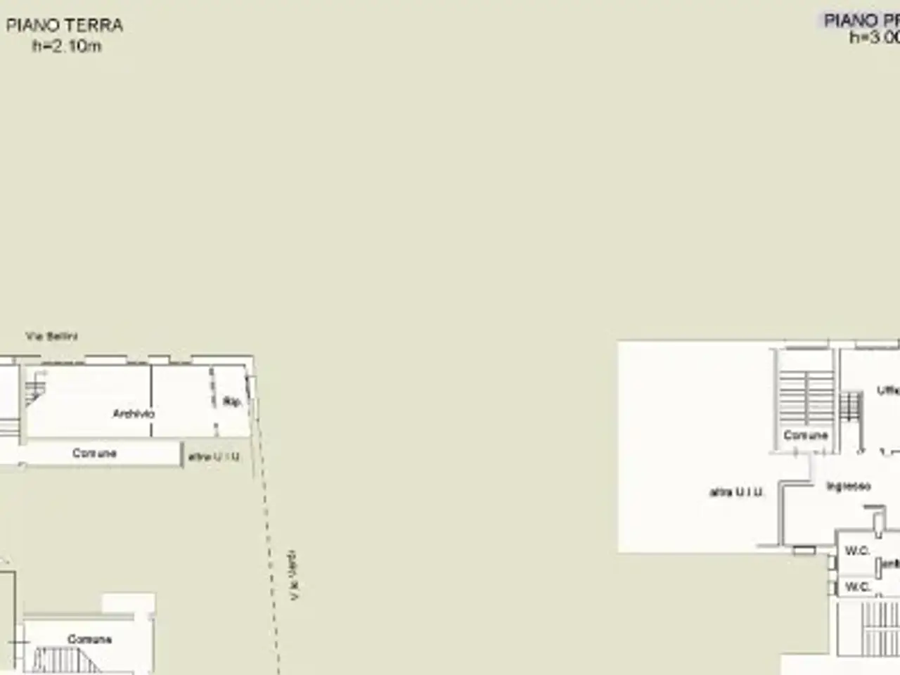 Ufficio in Via Vincenzo Bellini, Modena, {3} - Planimetria 1