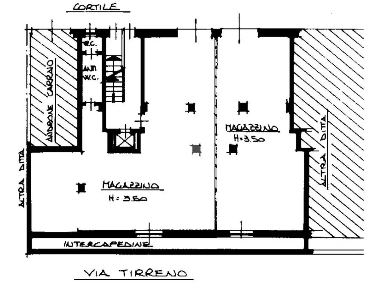 Magazzino in Via Tirreno 185, Torino, {3} - Planimetria 1