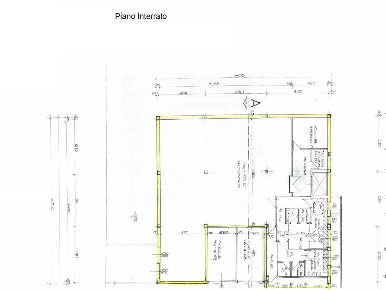 Negozio in Via Fratelli Bandiera 6, Reggio nell'Emilia, {3} - Planimetria 1