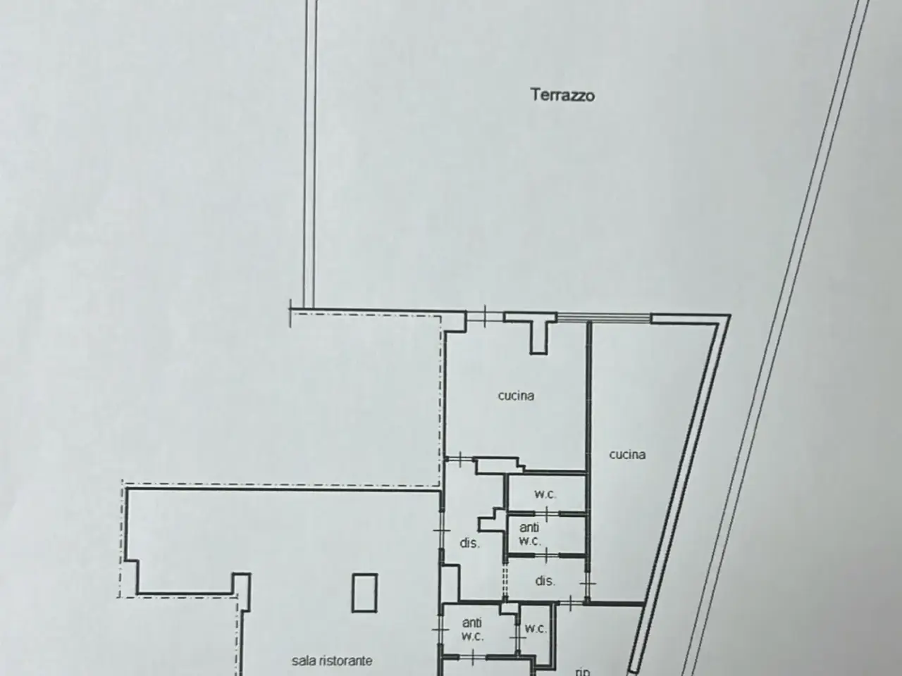 Negozio in Viale Regione Siciliana Sud Est 708, Palermo, {3} - Planimetria 1