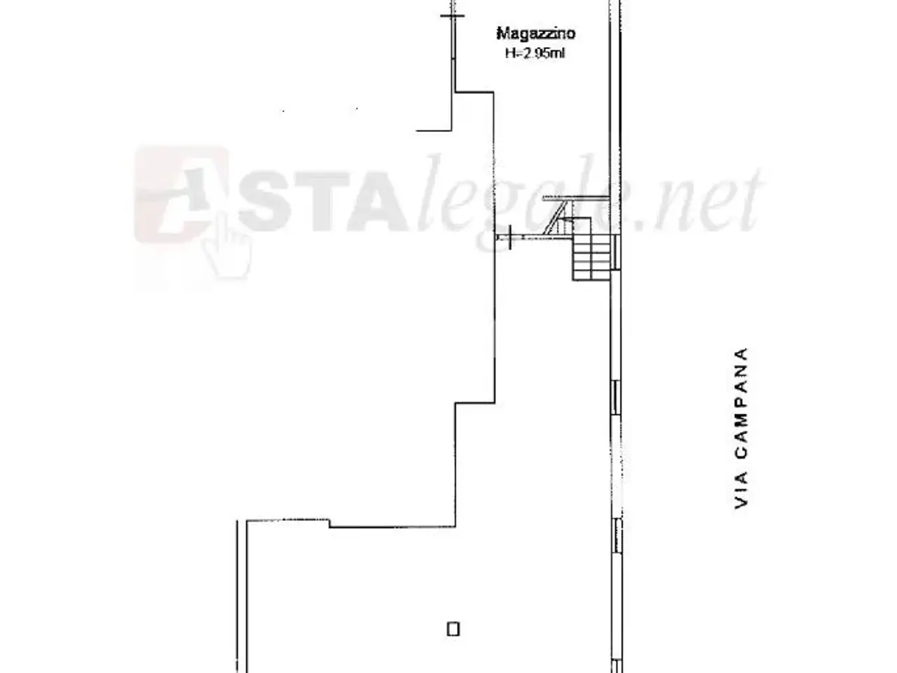 Magazzino in Via Bologna, Prato, {3} - Planimetria 1