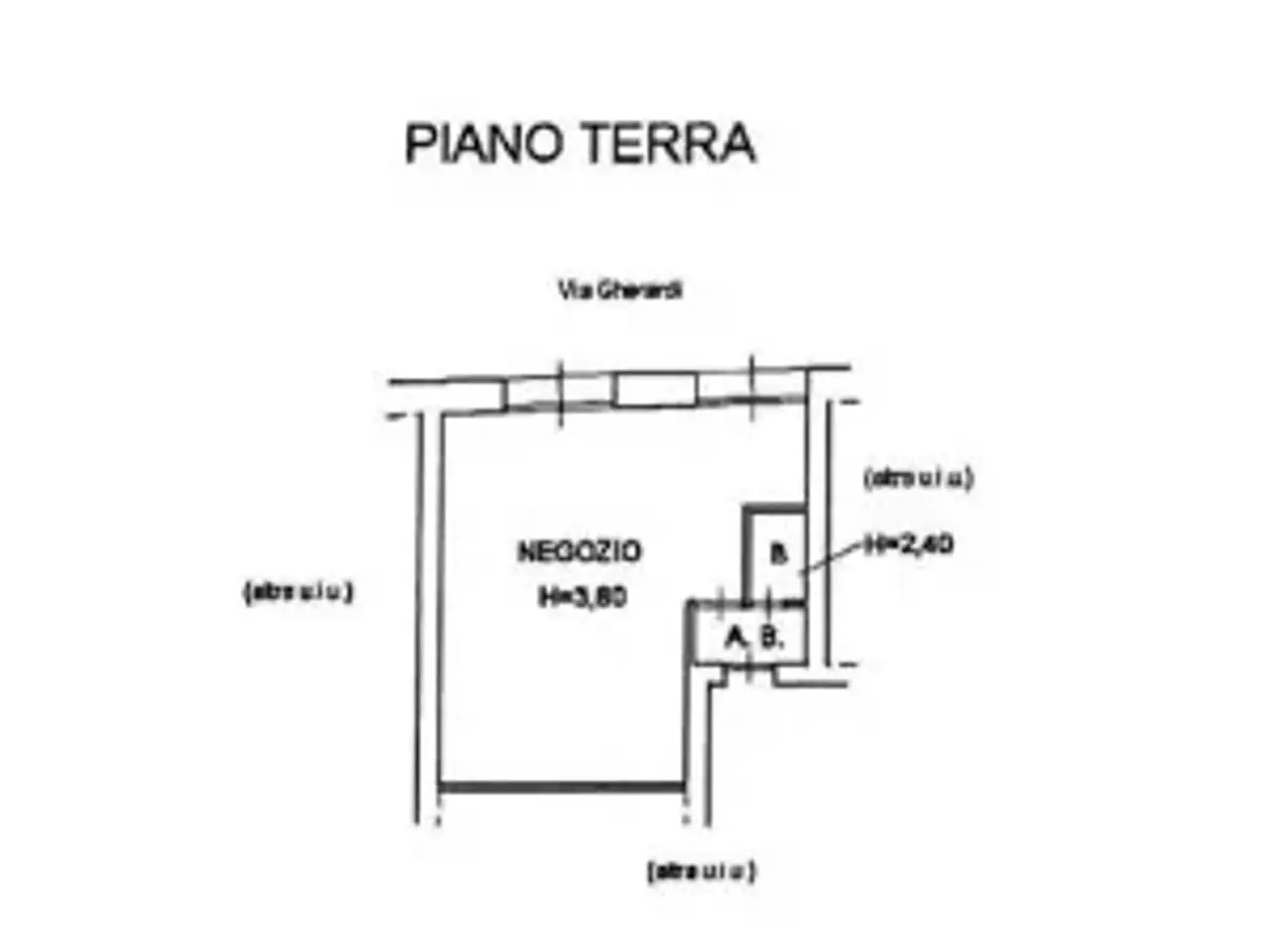 Negozio in Via Adolfo Gherardi 16, Senigallia, {3} - Planimetria 1
