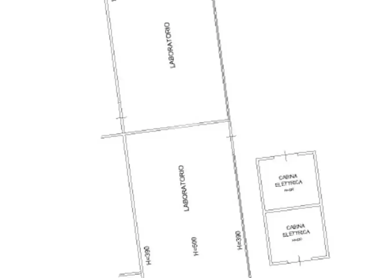 Capannone in Via Pellico 11, Rosate, {3} - Planimetria 1