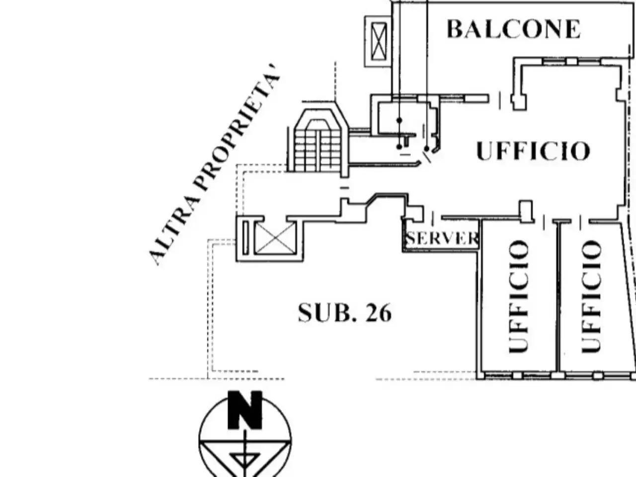 Ufficio in Corso Italia, 1, 28100, Novara, {3} - Planimetria 1