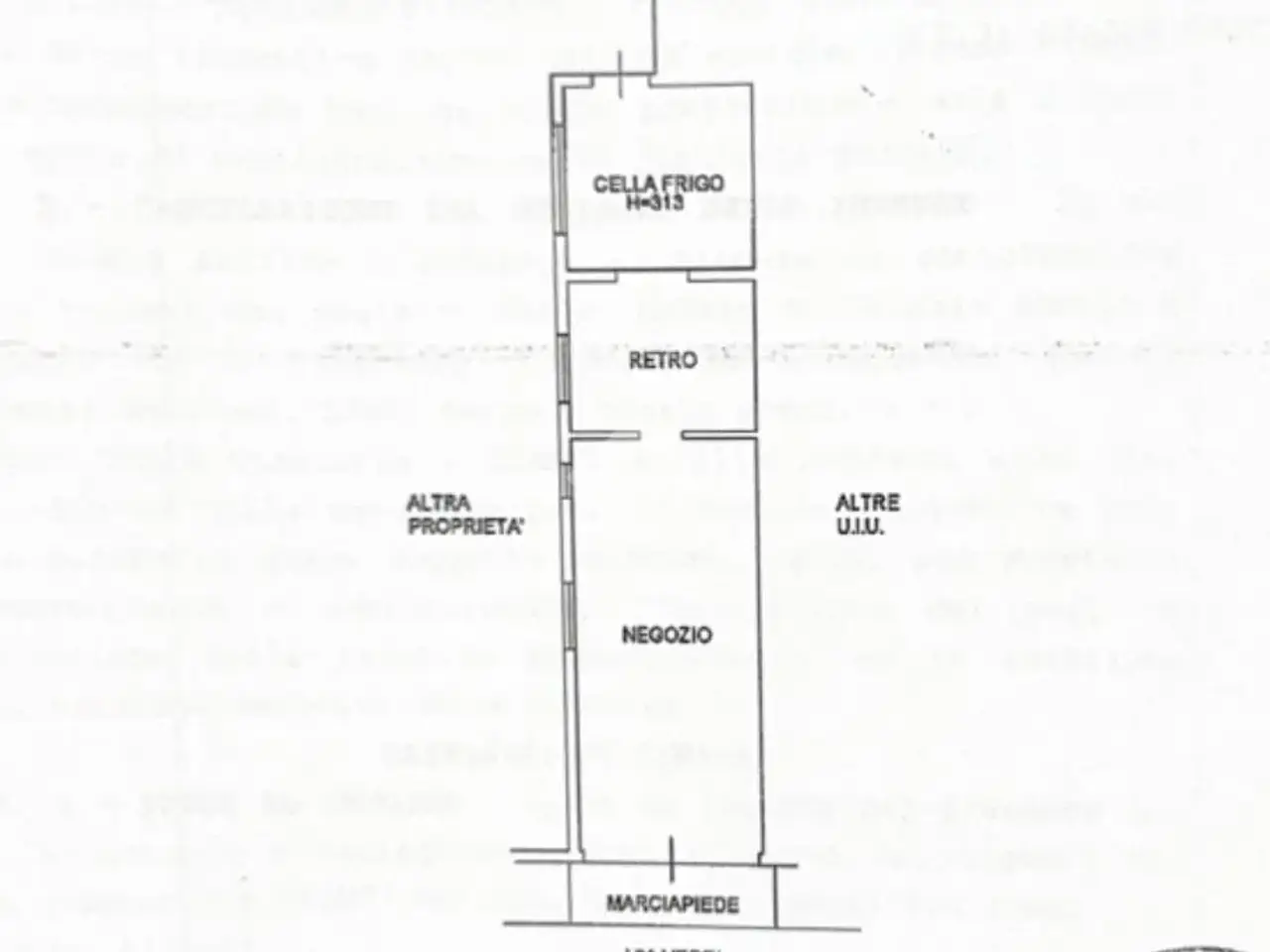 Negozio in Via Giuseppe Verdi 88, Venezia, {3} - Planimetria 1