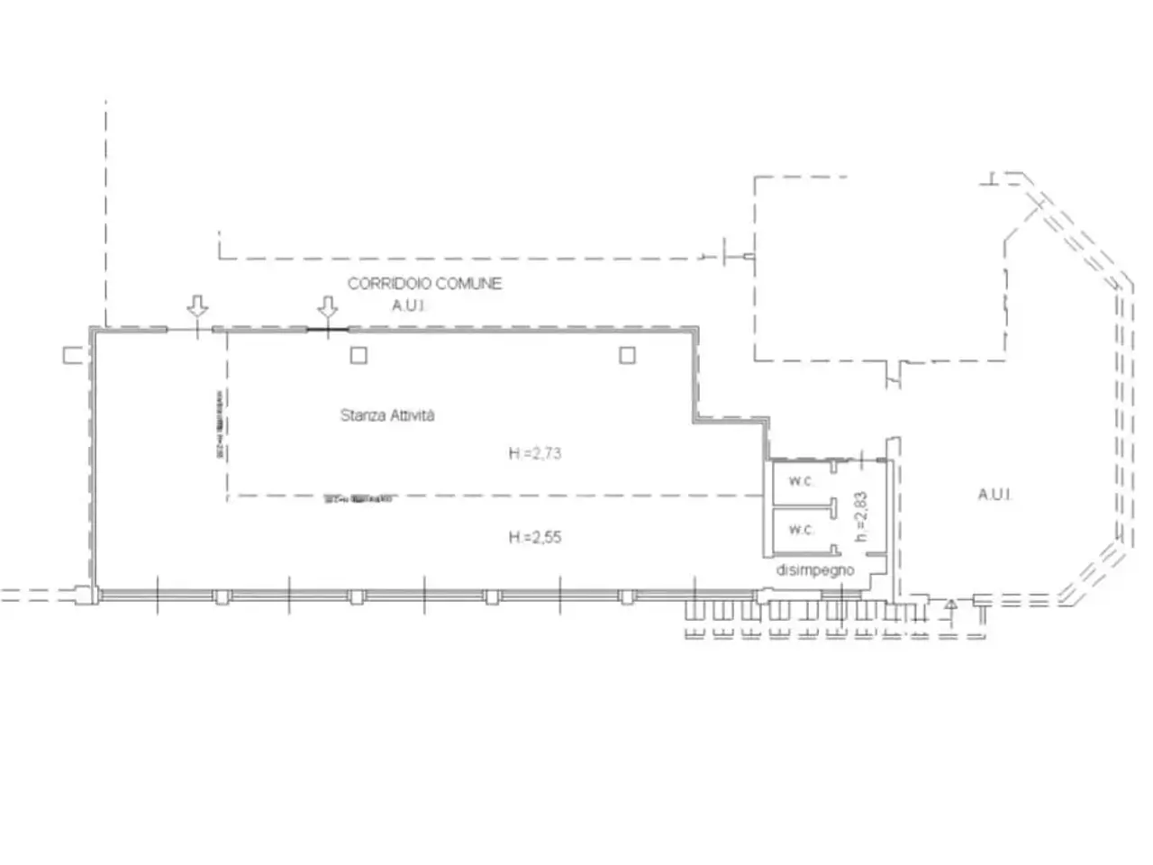 Negozio in Via Molini 95, Botticino, {3} - Planimetria 1