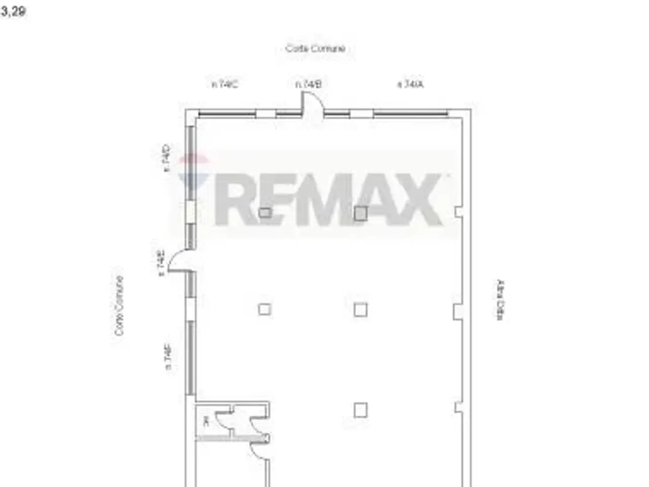 Negozio in Via Giuseppe Verdi 82, Rende, {3} - Planimetria 1