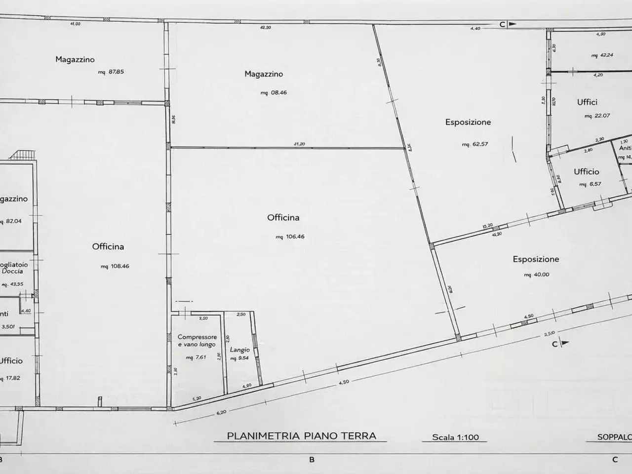 Capannone in Via Pantalica  4, Erice, {3} - Planimetria 1