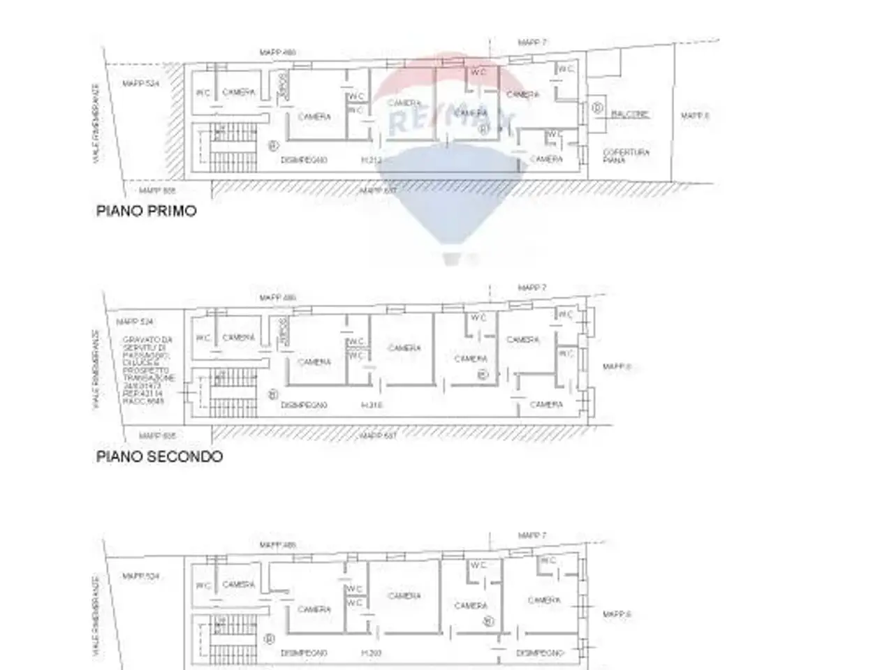 Albergo in Largo Roma 3, Salsomaggiore Terme, {3} - Planimetria 1