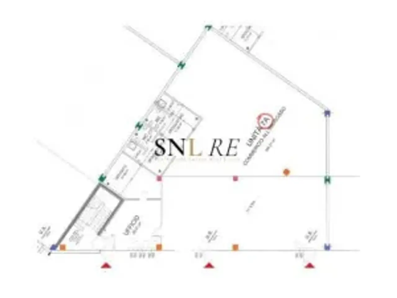 Negozio in Via Bruges, Prato, {3} - Planimetria 1