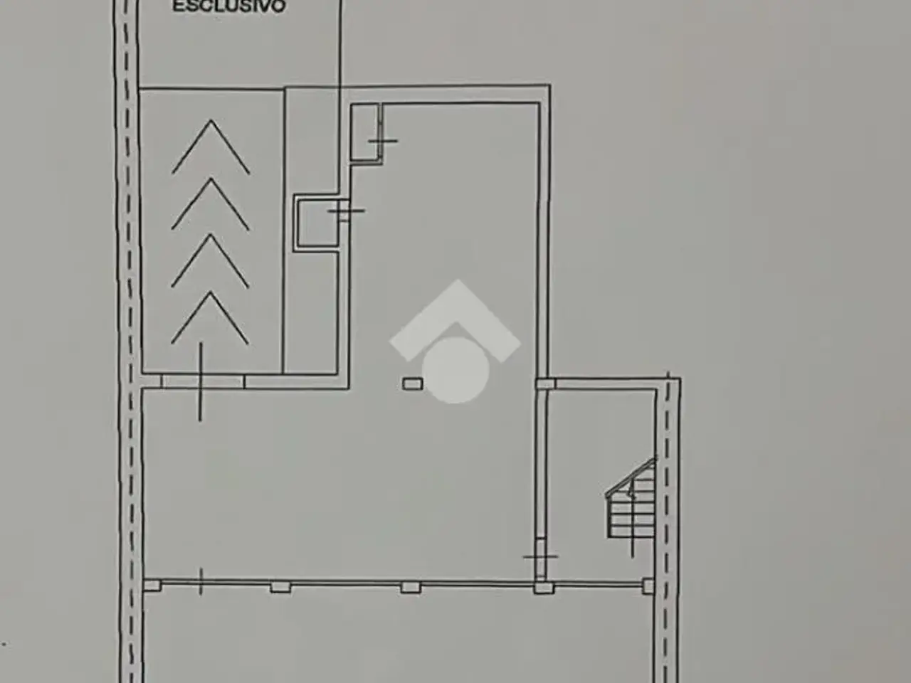 Magazzino in Via S. Severino 9, Frattamaggiore, {3} - Planimetria 1