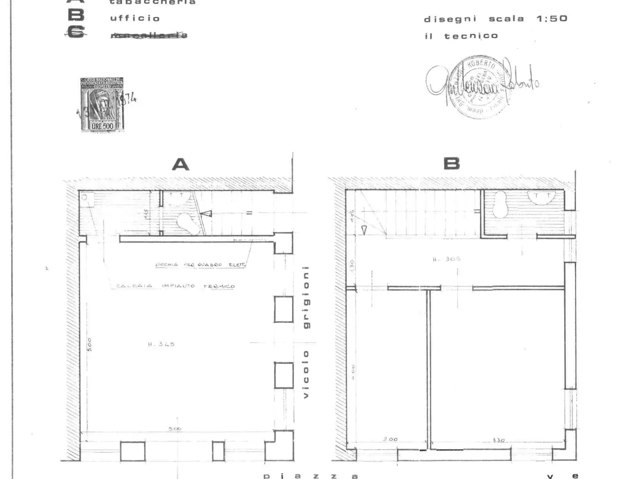 Negozio in Piazza Giuseppe Verdi 10, Finale Emilia, {3} - Planimetria 1