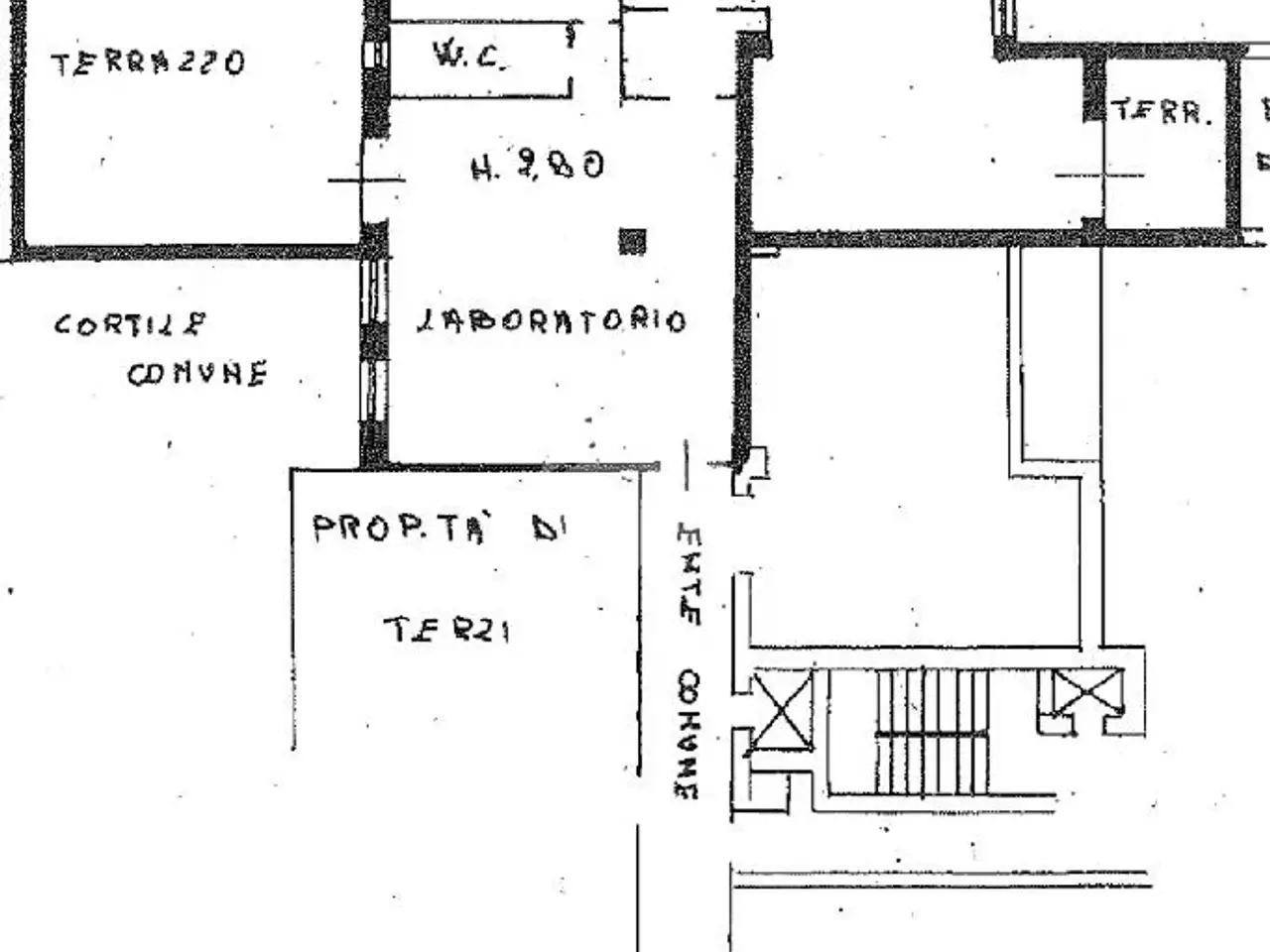 Laboratorio in Galleria Mazzini 1, Seregno, {3} - Planimetria 1