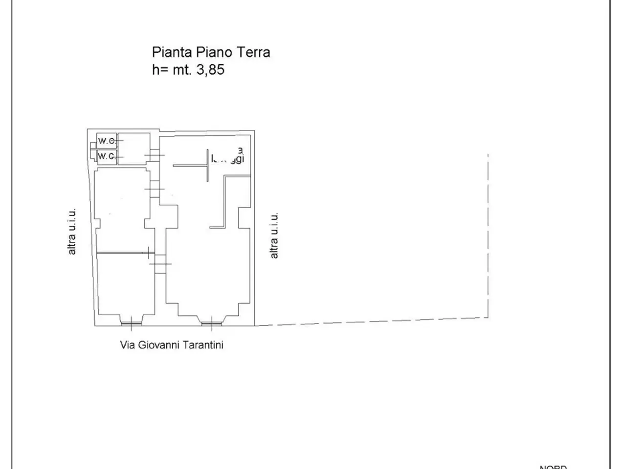 Negozio in Via Tarantini 44, Brindisi, {3} - Planimetria 1
