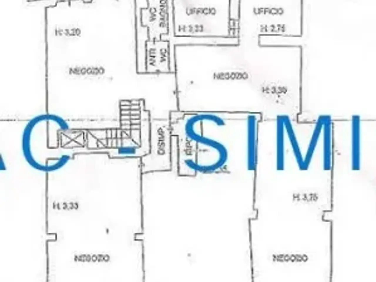 Negozio in Via Pietrapiana 24, Firenze, {3} - Planimetria 1