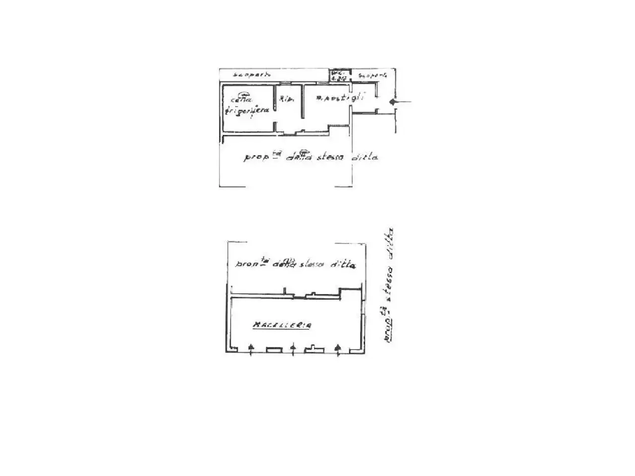Negozio in Via Monte Giano, Pesaro, {3} - Planimetria 1