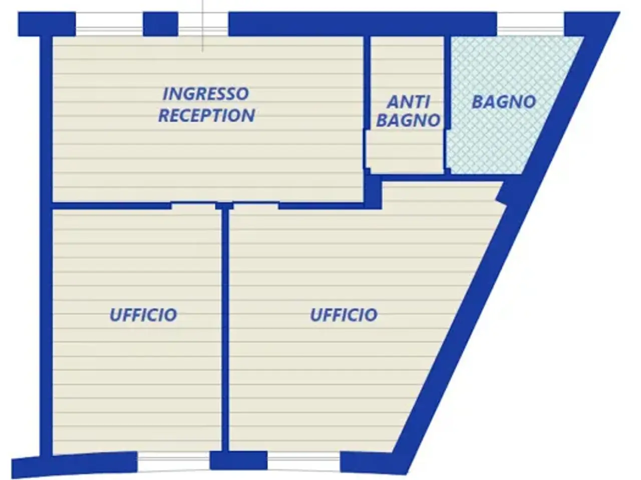 Ufficio in Via Vitantonio Conversi, Matera, {3} - Planimetria 1