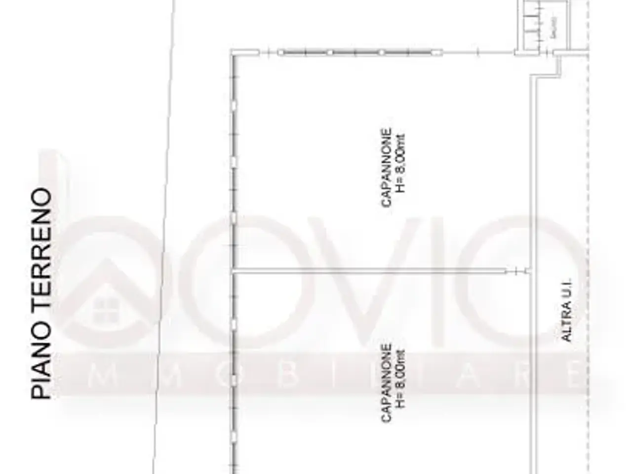 Capannone in Via Brandizzo N°24, San Mauro Torinese, {3} - Planimetria 1
