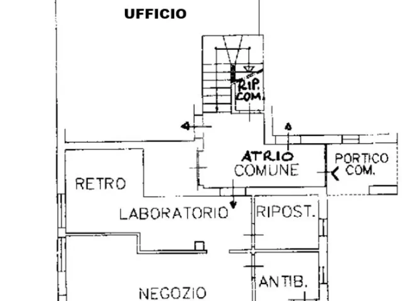 Negozio in Via Marconi 1, Gazoldo Degli Ippoliti, {3} - Planimetria 1