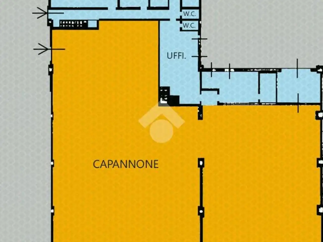 Capannone in Viale Italia 5, Lainate, {3} - Planimetria 1