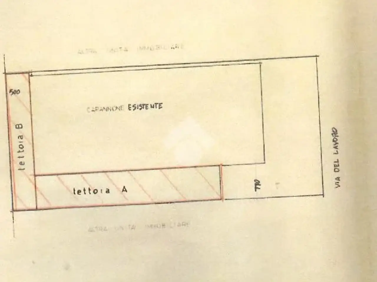 Capannone in Via Montaletto 166, Cervia, {3} - Planimetria 1