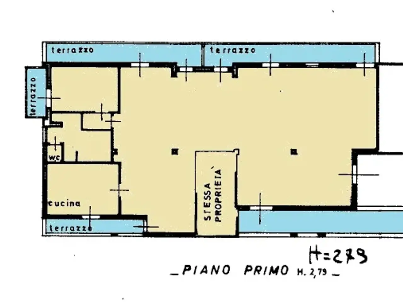 Appartamento in vendita, Vittorio Niccoli 217, Castelfiorentino - Planimetria 1