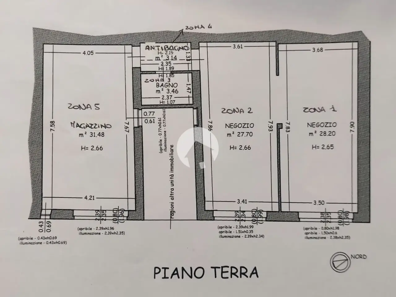 Locale commerciale in Strada Traversetolo, Parma, {3} - Planimetria 1