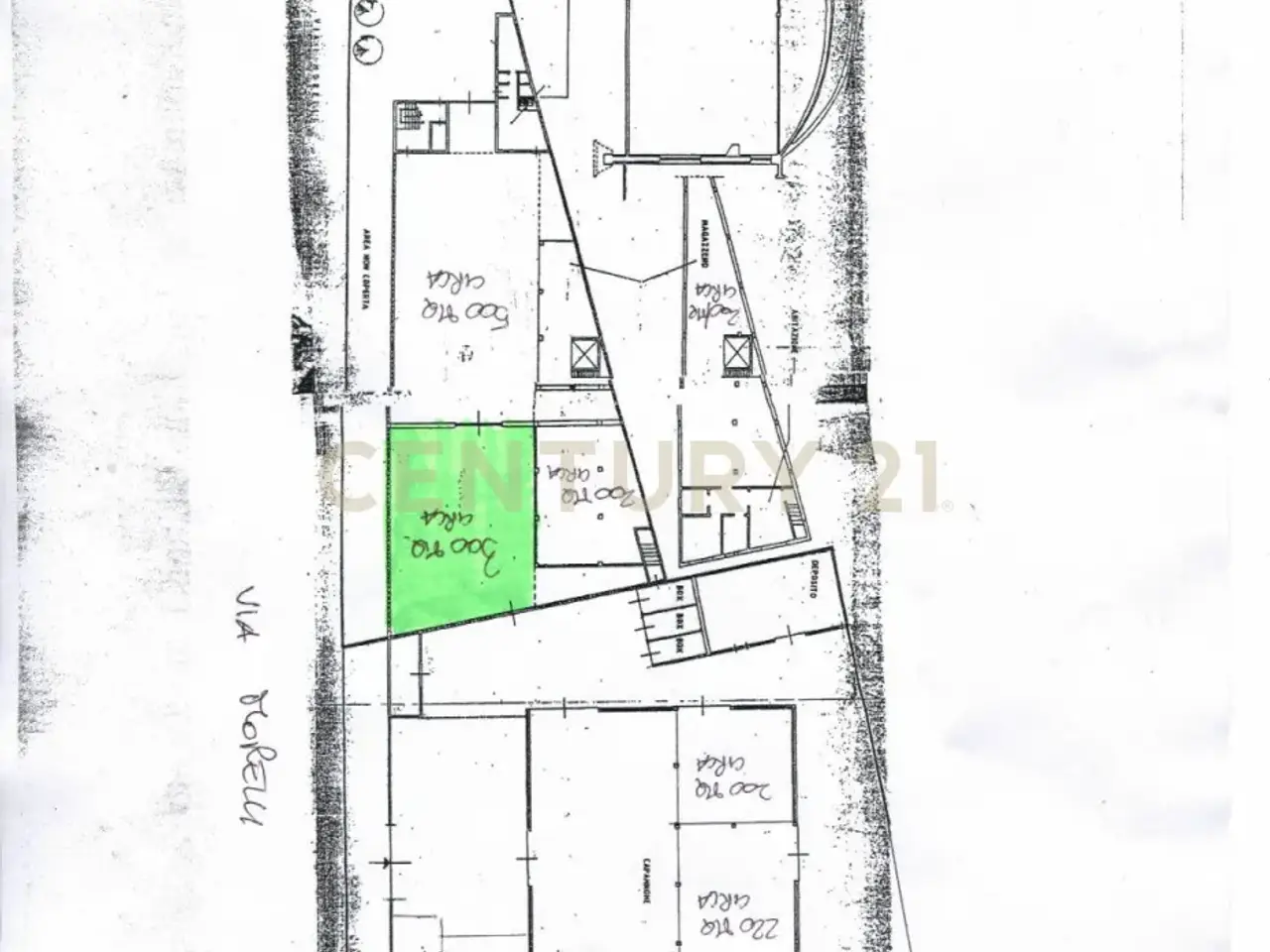 Capannone in Via Don Minzoni 69/71, Olgiate Olona, {3} - Planimetria 1